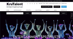 Desktop Screenshot of krutalent.com